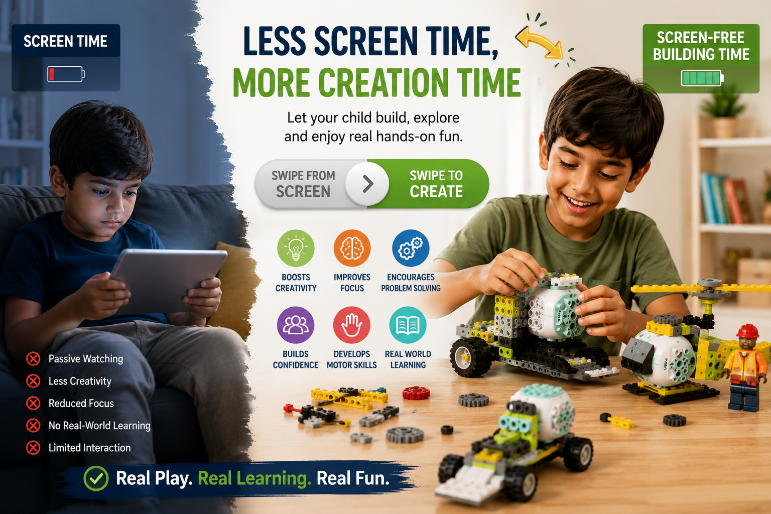 Best Screen-Free Activities for Kids Who Love Building
